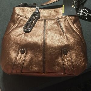Elegant Bronze Crossbody Bag